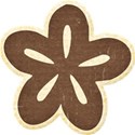 Brown Chipboard Flower