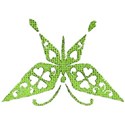 green butterfly