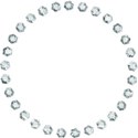 gem circle blue
