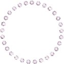 gem circle pink
