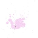 glitter splatter pink