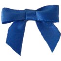 bow bright blue b