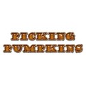 picking pumpkins