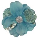 flower teal