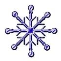 snowflake blue 2