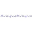 snowflake border straight 2