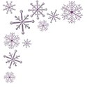 snowflake border piece