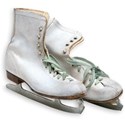 Skates Blue Laces