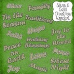 Silver & Gold Christmas Wordart