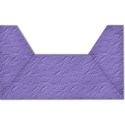 crumpled purple envelope