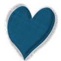 lacey blue heart