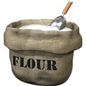 a small flour sack