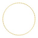 orange stitch circle