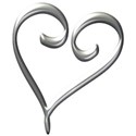 silver heart