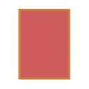square orange stitched frame