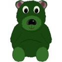 teddy bear green