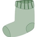 sock green