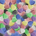 candy heart paper