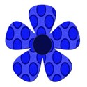 dark blue flower