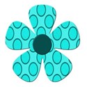 dot blue flower