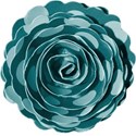 flower 4 teal