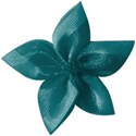 flower 5 teal