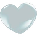 heart bubble teal