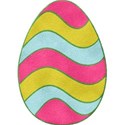 Felt Striped Egg