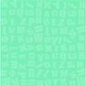 green alphabet background