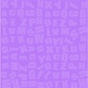 purple alphabet background