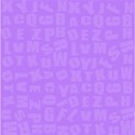 purple alphabet background