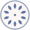 Circle Burst Blue