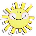 smiley sunsticker