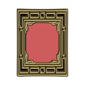 1 Rectangular Gold Black 3