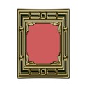 1 Rectangular Gold Green 3