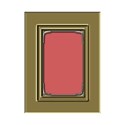 2 Rectangular Gold Silver