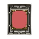 1 Rectangular Silver Gold Black 3