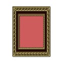 Rectangular Gold Burgundy 2