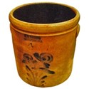 Antique Crock Blue design