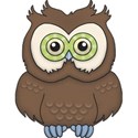 CK5e Owl Brown ScrapGraphicsDotCom