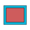 light blue frame