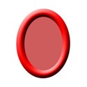 Oval Red