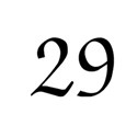 numeros 29