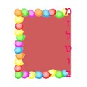 balloon frame pink