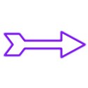 Arrow purple