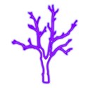 Leafless Tree purple neon