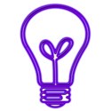 Light Bulb purple