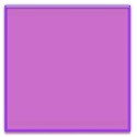 Square button transparent purple
