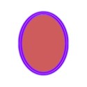 Oval Purple neon
