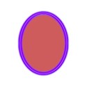 Oval Purple neon